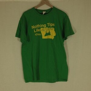 nothing tips like a cow iowa shirt